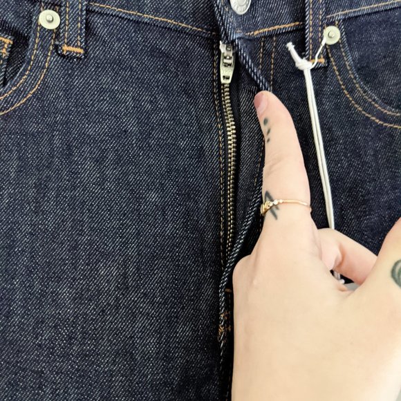 Everlane The Mid-Rise Skinny Jean Dark Indigo. EUC worn once - Picture 9 of 12